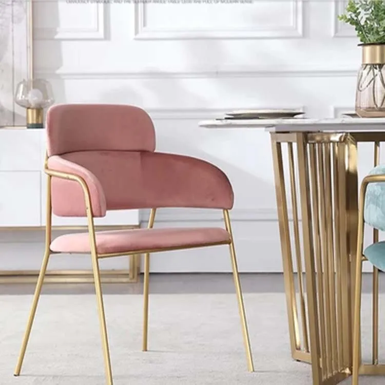 European Style Restaurant Furniture Luxury Rose Gold Dining Chair Buy