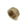 45 Degree Flare Nut plug pipe plumbing fitting Brass compression cap stop valve