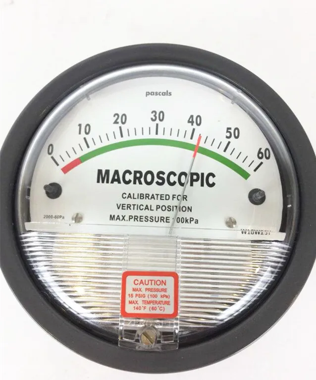 Differential Pressure Indicator Manometer Differential Pressure Switch