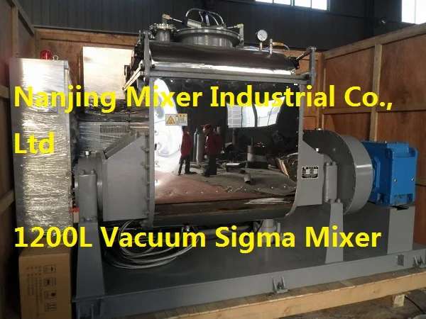 
z-shaped lab vacuum rubber sigma mixer 