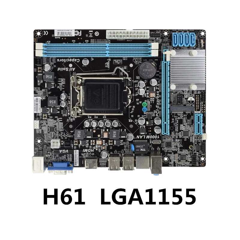 

2018 Hot sale Intel H61 LGA1155 8GB DDR3 motherboard