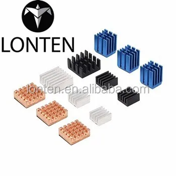 12 pcs/lot Raspberry Pi 3 Heat Sink Copper Aluminum Heatsink Radiator Cooler Kit for Raspberry Pi 3B+ Plus/ 2