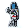 Cosmic custom astronaut embroidery design space power planet air force laser cutting iron embroidery patch