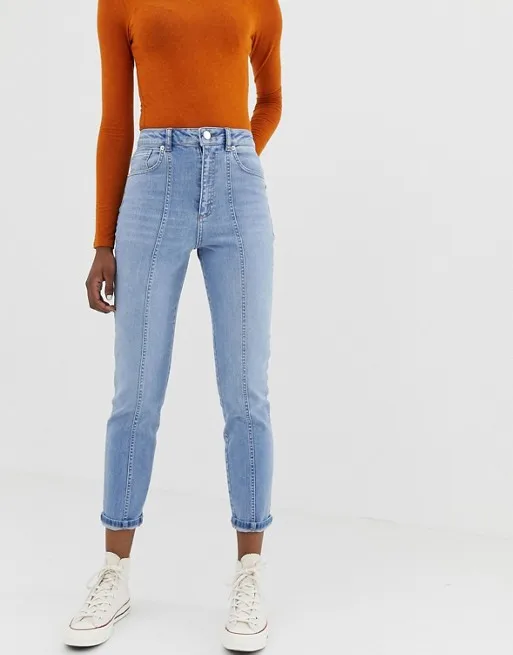women's 100 cotton low rise jeans