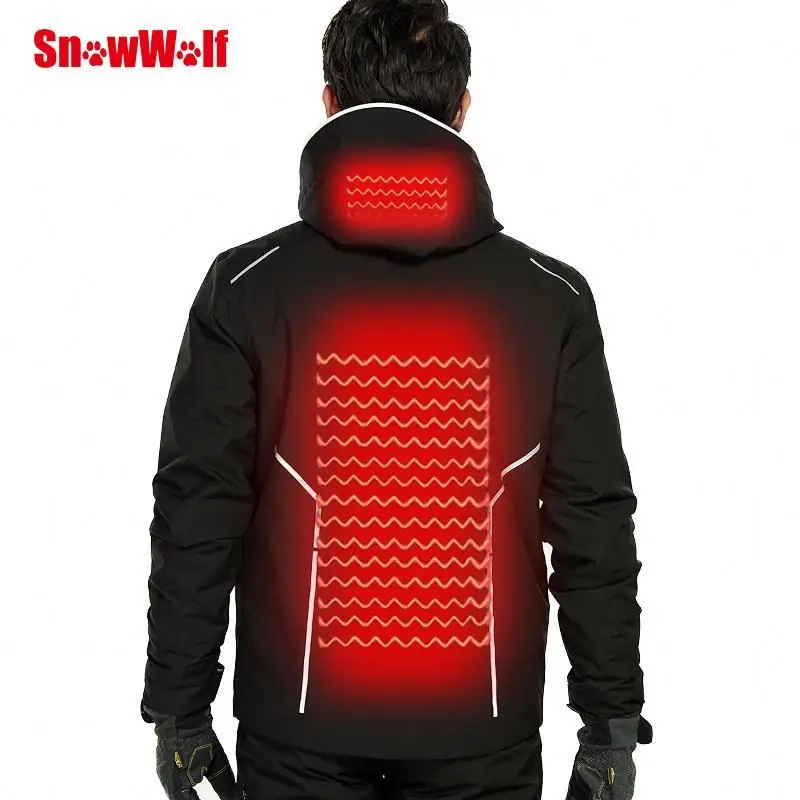 
Double Control Thermal Snow Suit Heated Anorak 