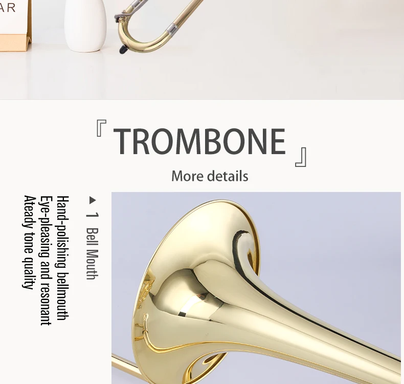 Musical Instrument Bb Key Tenor Trombone Double Tenor Trombone Buy