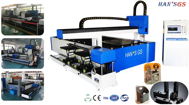 1000w 2000w 3000w Factory Price Metal Tube Processing Fiber Laser Cutter for Pipe
