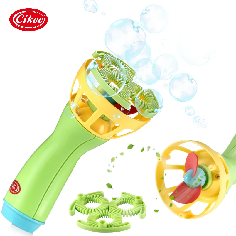 
Cikoo Hot Selling Battery Operated Wedding Bubble Blower Gun Toys With Fan 
