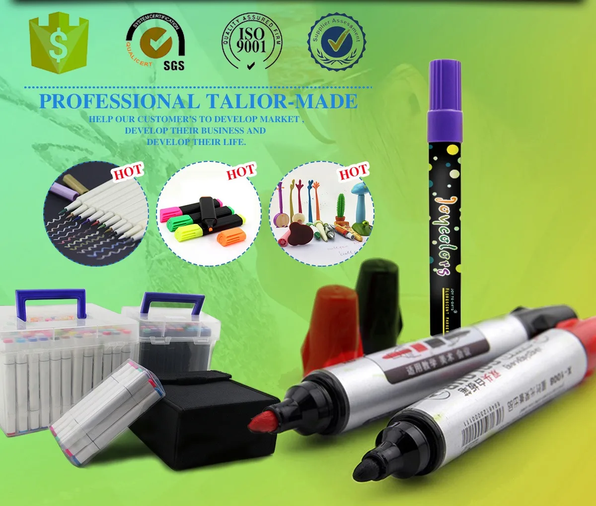 Evidenziatore a siringa Pen Plastic School Office Nurse Doctor Student rosa