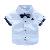 

Mudkingdom wholesale custom shirt cotton short sleeve cheap dot polo t shirts for boys