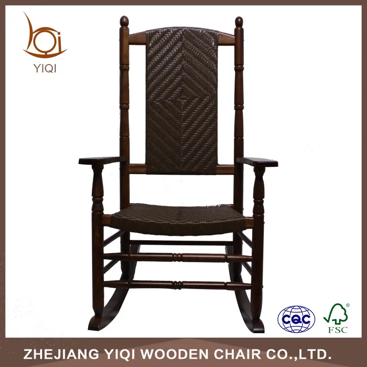 
Hot sale Wooden Rattan Rocking Chair 