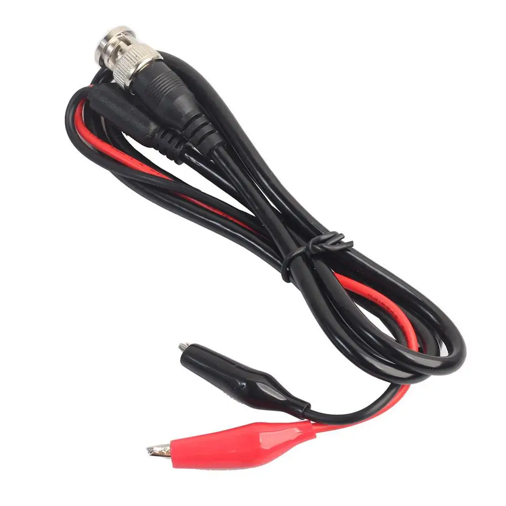 Cable BNC Male Plug Q9 To Dual Alligator Clip Oscilloscope Test Probe Cable US