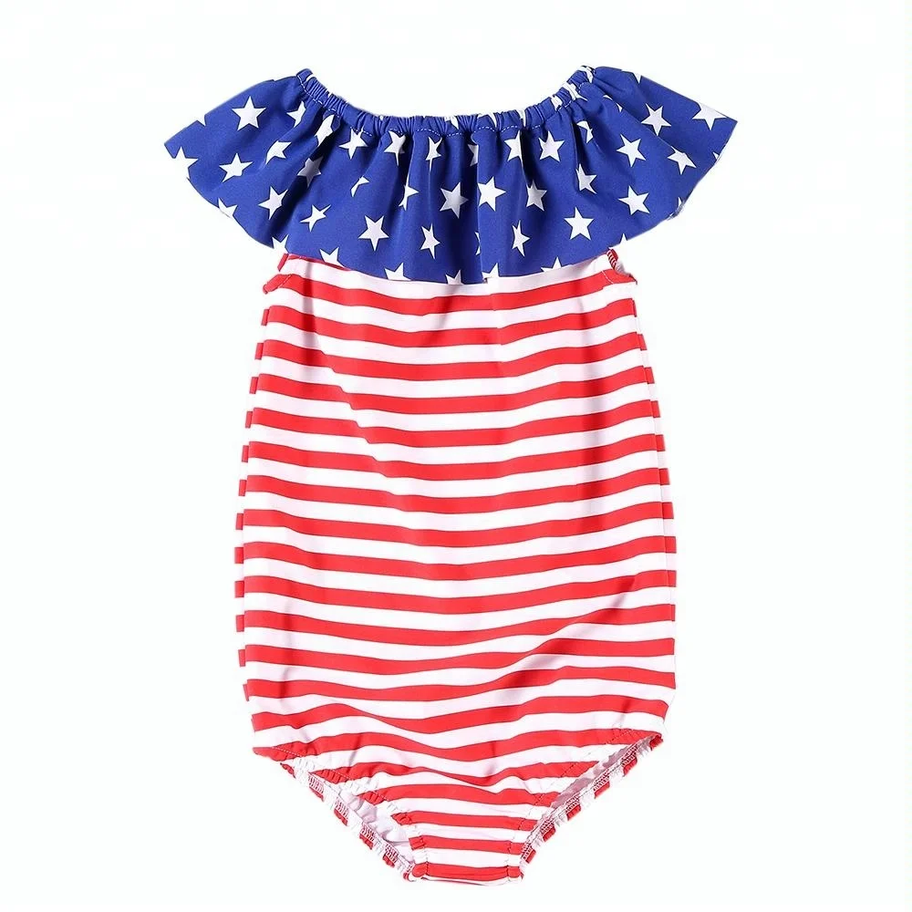 girls 4th of july swimsuit