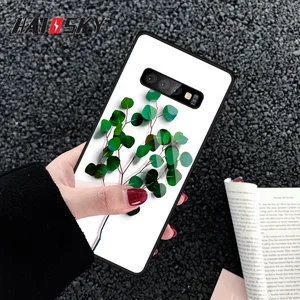 TPU Tempered Glass Back Cover Samsung Galaxy S10