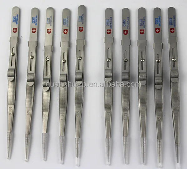 

jewelry making tools dental tweezers with groove