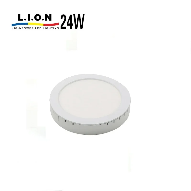 Factory Price surface mounted round led panel light housing 24w