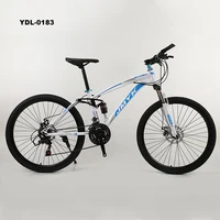 

China bicycle factory 26Inch 21 speed full suspension double disc mountain bike