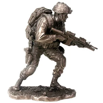 resin soldier statue