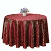 Wedding decorative 90inch luxury damask jacquard table clothes