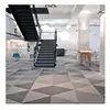 Wing Pattern PVC Hotel Luxury Woven Vinyl Flooring Tiles