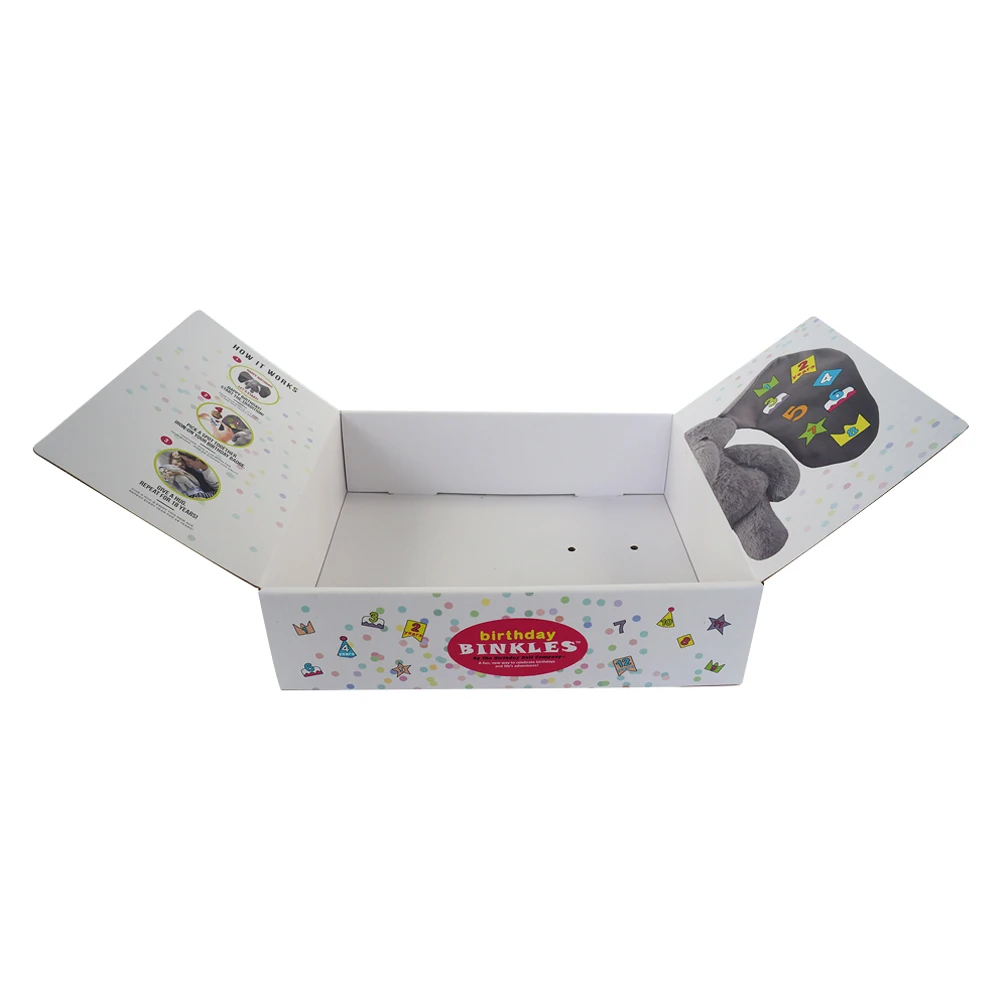 Custom Baby Plush Toy Packaging Box, View plush toy packaging, Jielong