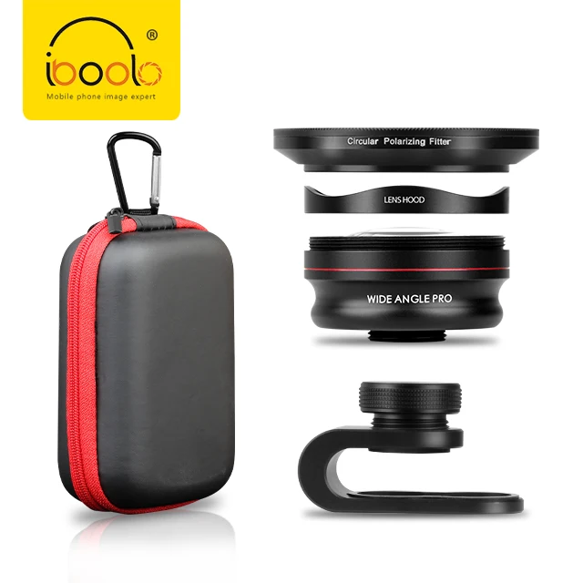 

IBOOLO high definition 16MM PRO 120 degree wide angle lens for smart phone, Black