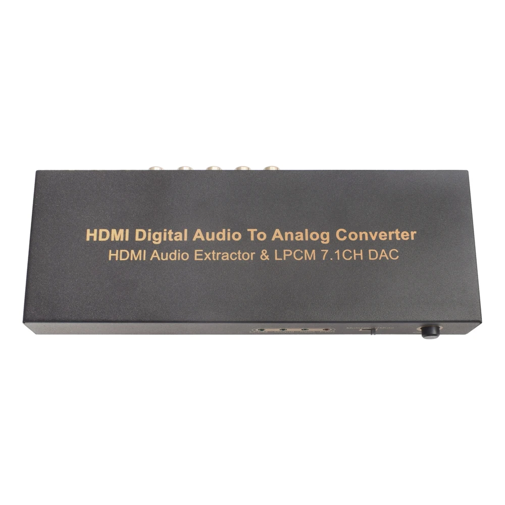 

HDMI to Analog Audio Extractor 7.1ch Converter LPCM HDMI Digital Audio to Analog Converter audio extractor