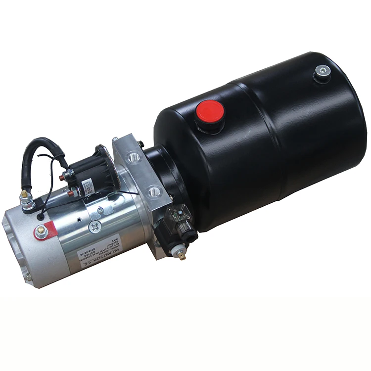 Dc 12v 0.75kw Motor Electric Hydraulic Power Pack For Car Lift