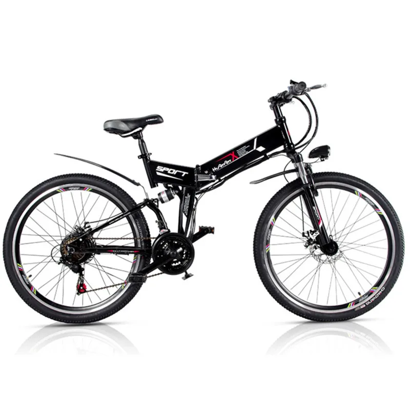 

48V 10AH MTB Style Foldable Electric Bicycle 24 Inch 26 Inch Optional, Black,white,red,blue, optional