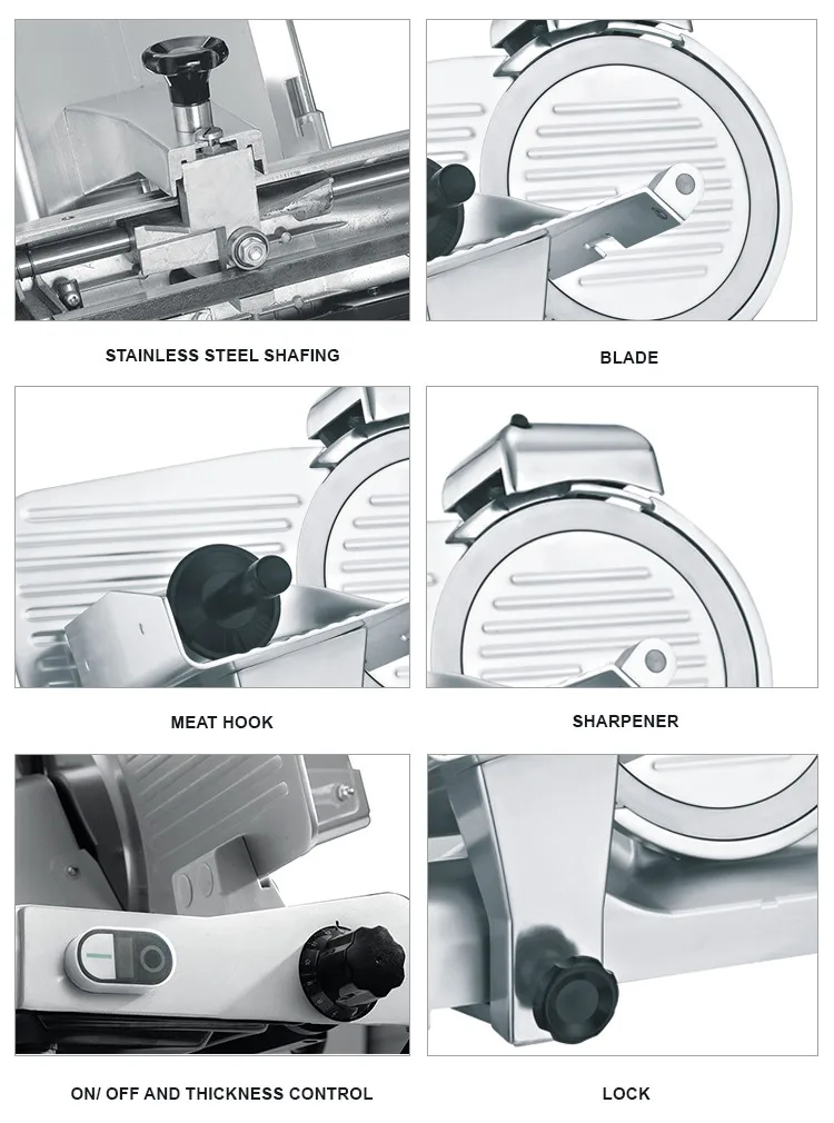 Food Preparation-Semi-autometic Meat Slicer-Diameter 195mm-SL-195ES-6