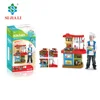 Luxury electric kitchen play set toys chef stove with light and music for boys
