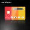 ESECU High Security Dual Interface E-ink smart card for credential application
