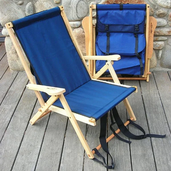 Pool Beach Blue Ridge Chair Camping Works Sling Folding Recliner Chair.