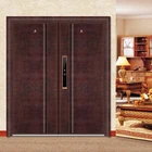 Rongo new arrival luxury modern white house entry front double door designs