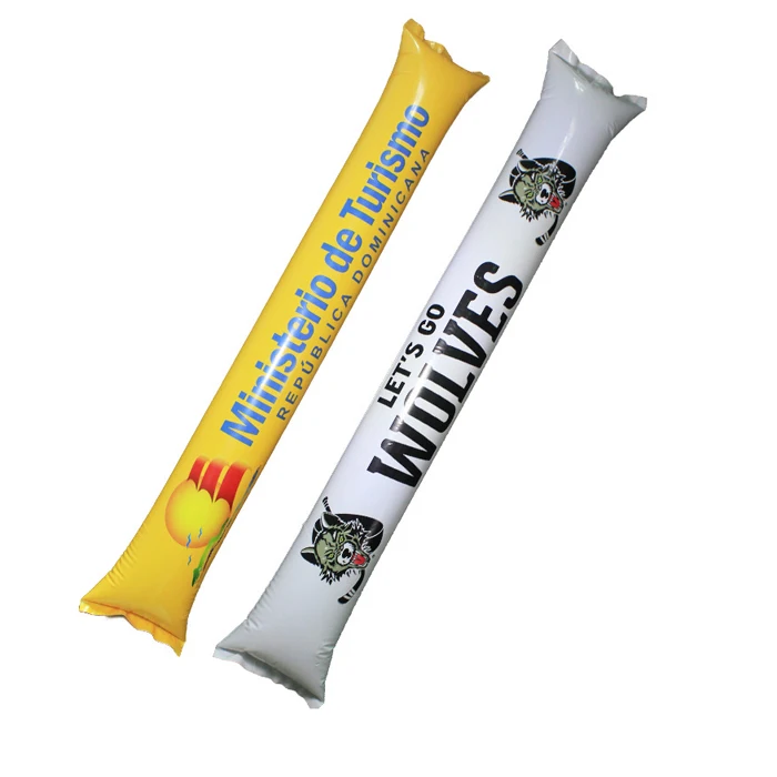 
custom hand held inflatable supporter cheer balloon stick 