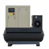 T-10HP TD VSD 7.5KW tank mounted screw air compressor with promote price