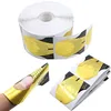500pcs Roll Nail Art Forms Golden Fish Butterfly Tips Reusable Extension Form