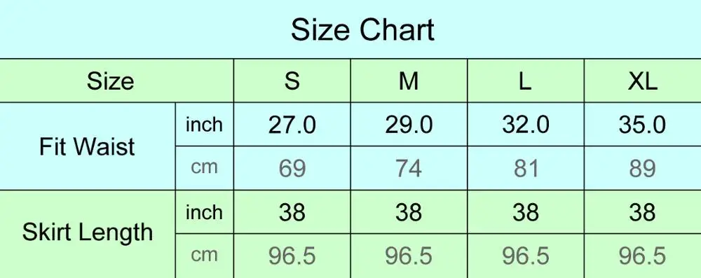 Women S Skirt Length Chart