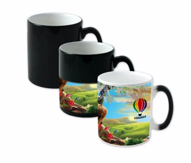 

Souvenir Custom Logo Color Changing Personalized Coffee 11oz Sublimation Blank Magicl Ceramic Mug