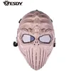 Tactical Skeleton Army Paintball Full Face Game Protect Safe Mask