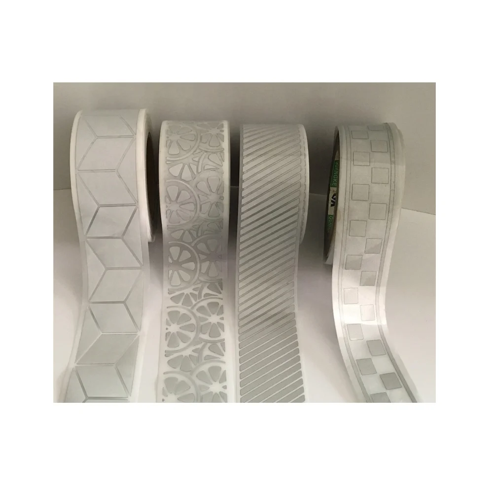 Silver Reflective Heat Transfer Film Segmented For Safety Work Wear Reflective Vest Chinese