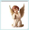 Ceramic praying cherub angel