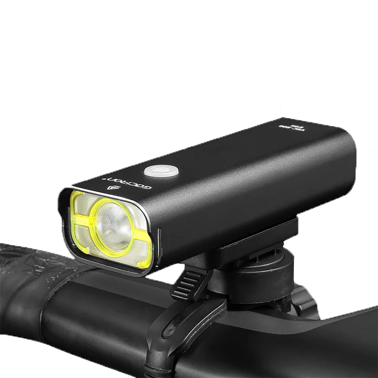 

Gaciron Professional 800 lumens Bicycle Headlight 2500mAh USB Rechargeable LED Flashlight Waterproof MTB Road Bike Front Light, Black