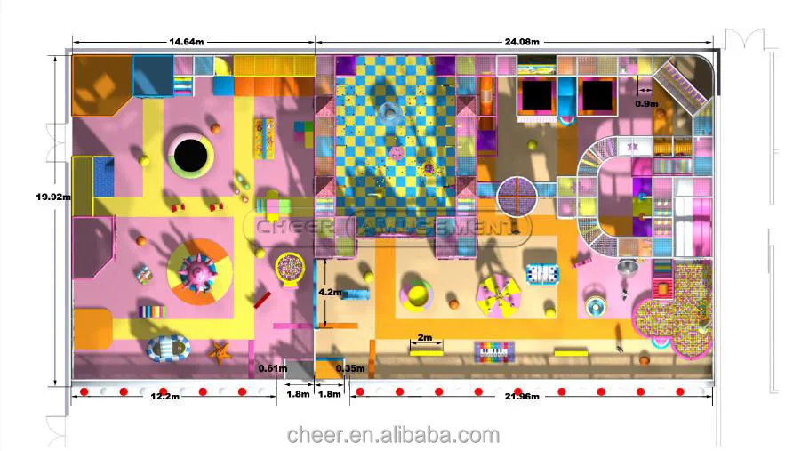 Cheer Amusement Sweet Candy Funland Indoor Children Park, View kids