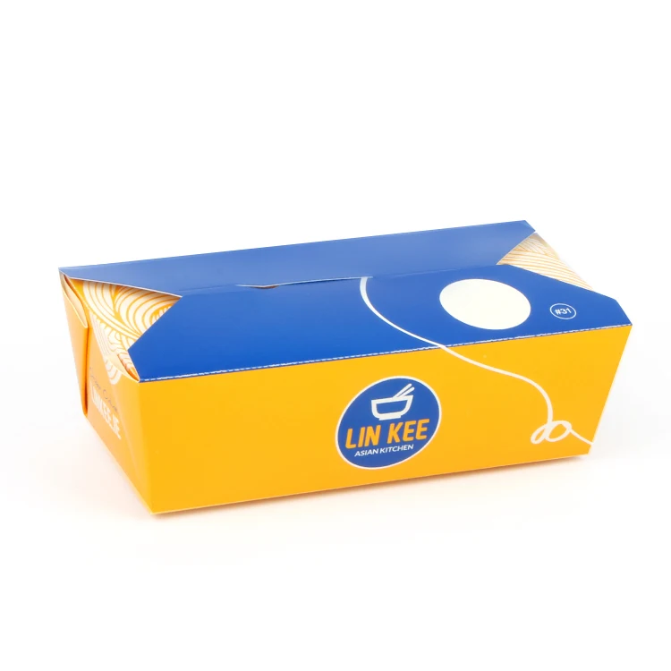 

Biodegradable and Environment-friendly Takeaway Food Packaging Box Kraft Paper BF-BB01 Baofeng Accept CN;ZHE Custom