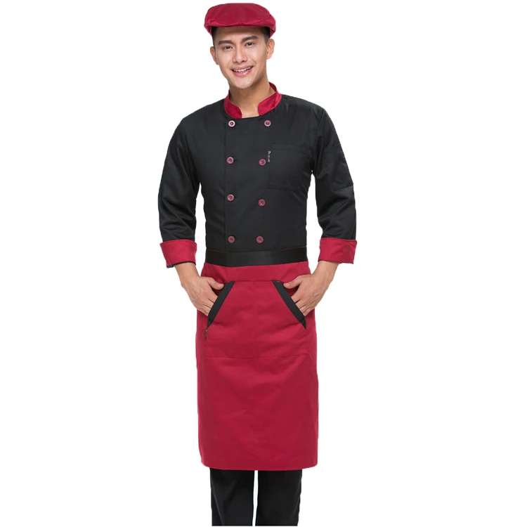 
Breathable Hotel Bar Uniform for Cooker Cooking Chef Clothes 