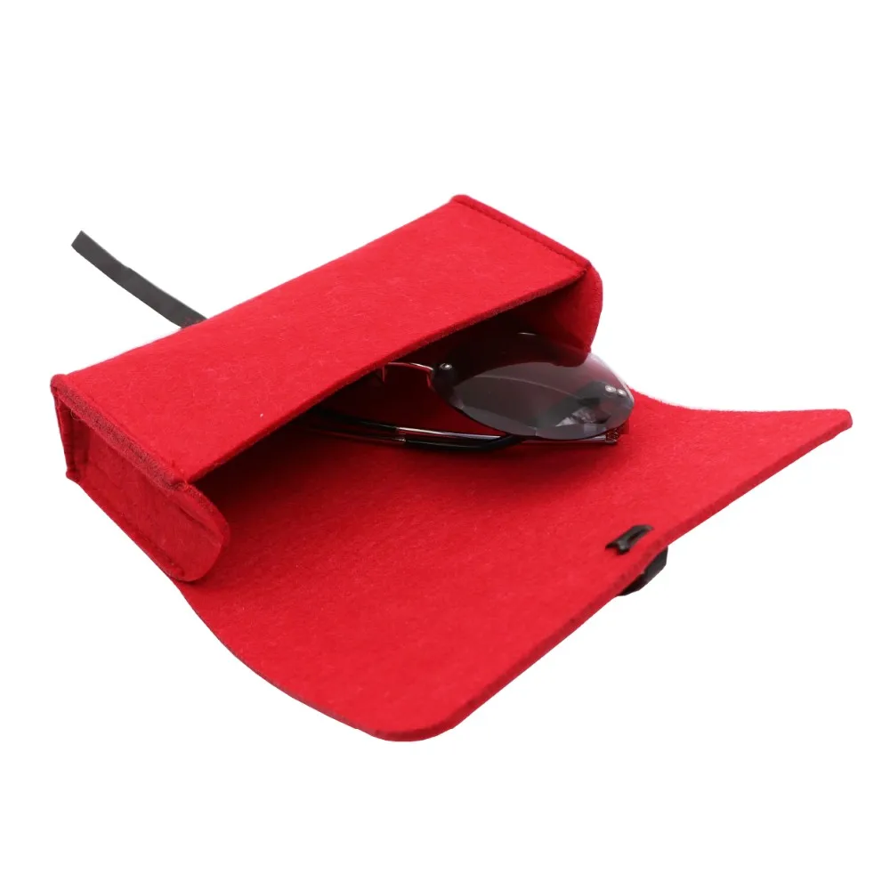 Fashionable Simple Multifunctional Felt Soft Spectacle Pouch Sunglasses Bag With Customized