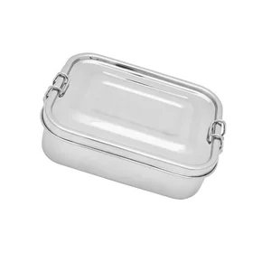 Image of Lunchbox Eco Friendly Stainless Steel Food Rectangle Lunch Box
