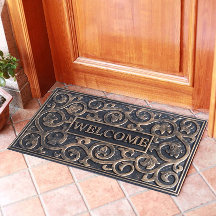 Hot Selling Anti Slip Rubber Backing Various Color Door Mats