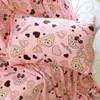 Duffy bear flannel single pillowcases, bed sheets lunch coral carpet car air conditioning blanket baby blankets
